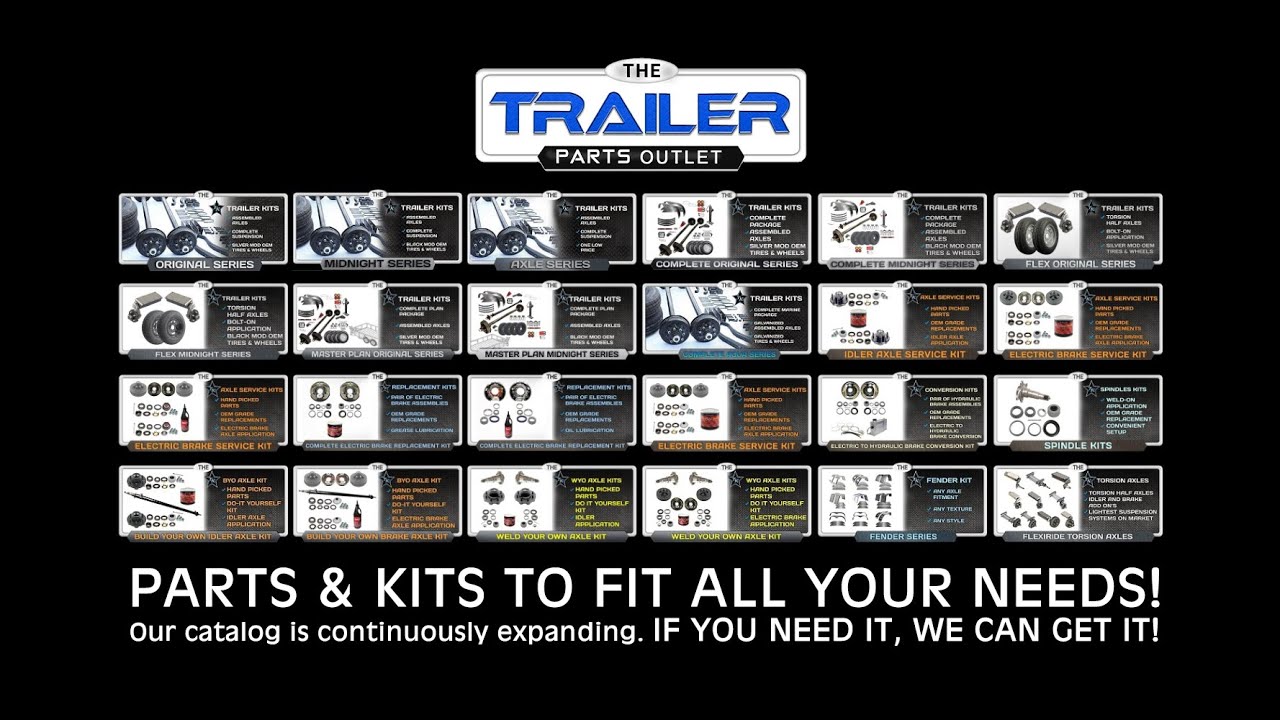 TK Trailer Kits and Trailer Parts to fit all your needs