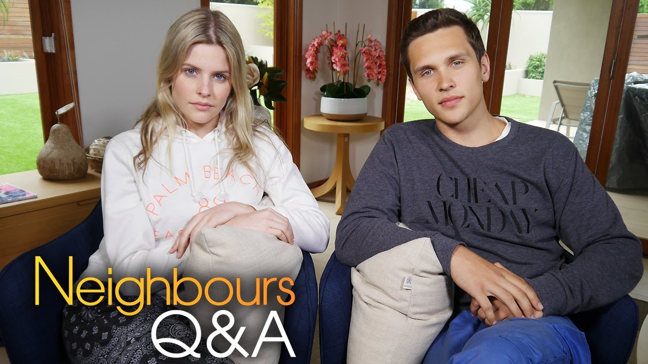 Neighbours Q&A - Jenna Rosenow (Amber Turner) & Harley Bonner (Josh Willis) - Part 2