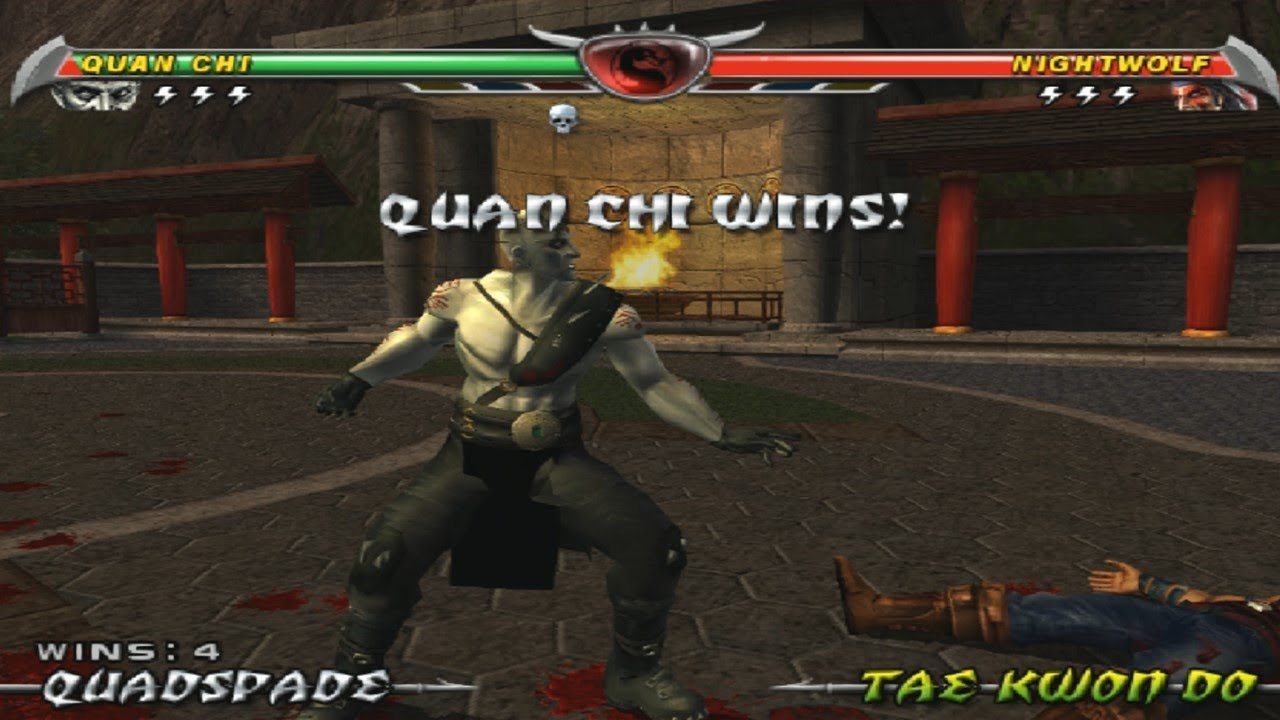 #1100 Mortal Kombat Deception (PS2) Unplayable Characters (2/16): Quan Chi playthrough.