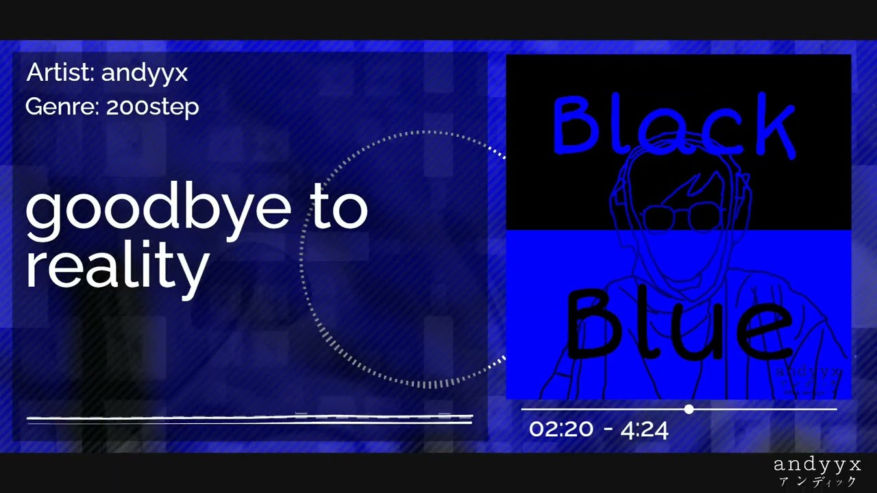 goodbye to reality | From Black Blue