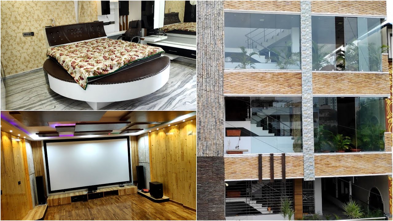 Luxury Triplex villa For Sale in Hyderabad LB Nagar || Home Theater || G+3 Pent House