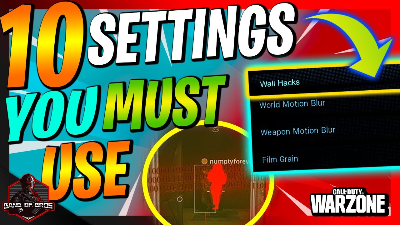 How To Make WARZONE Look AMAZING on Console | Best Graphics Settings | TV & Monitor Settings