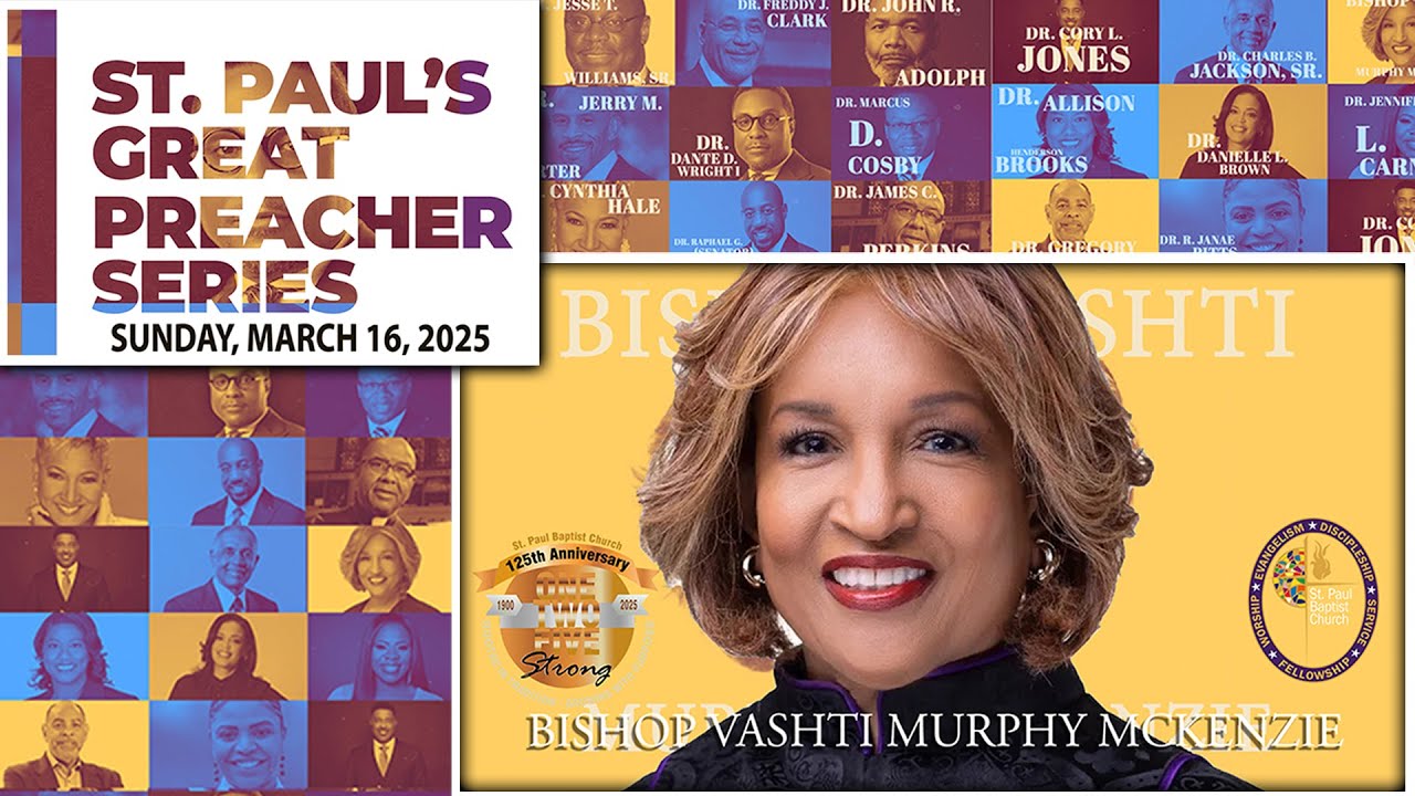 Sunday Worship - Guest Preacher - Bishop Vashti Murphy McKenzie - March 16, 2025