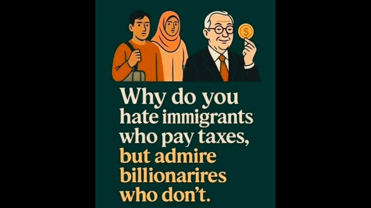 Hate immigrants who pay taxes but admire billionaires who don&rsquo;t? #50501movement #50501southdakota