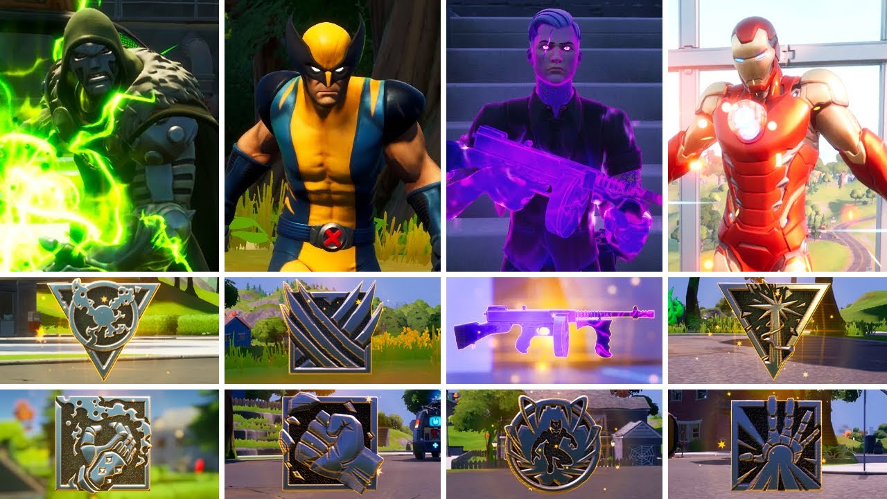 All Bosses, Mythic Weapons & Vault Locations Guide - Fortnite Chapter 2 Season 4 (v14.40)