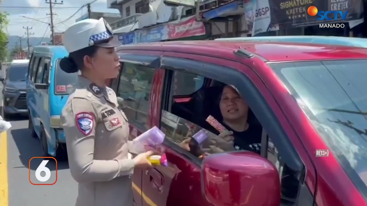 Anggota Sat lantas Polres Minsel Tingkatkan Keselamatan berlalulintas kepada masyarakat