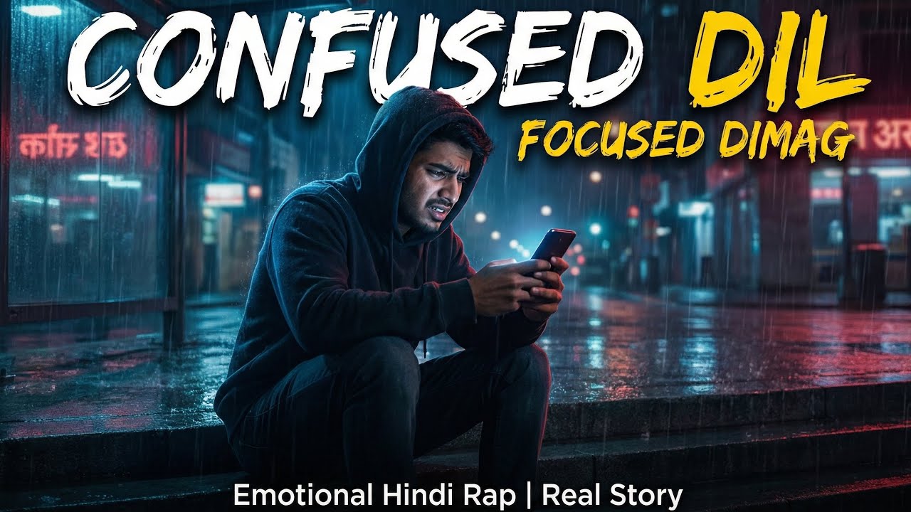 Confused Dil, Focused Dimag | Emotional Hindi Rap | Real Story 🔥@audiorap709 