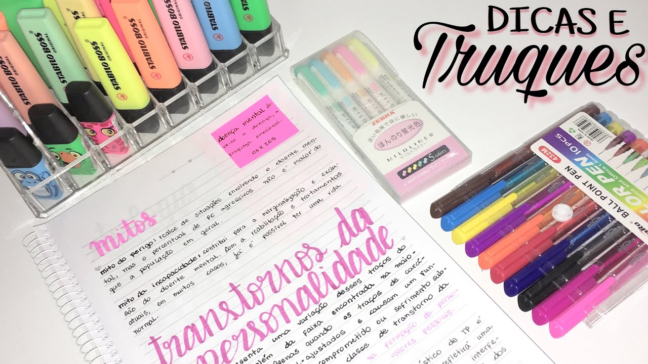 Dicas e truques para ter um caderno perfeito