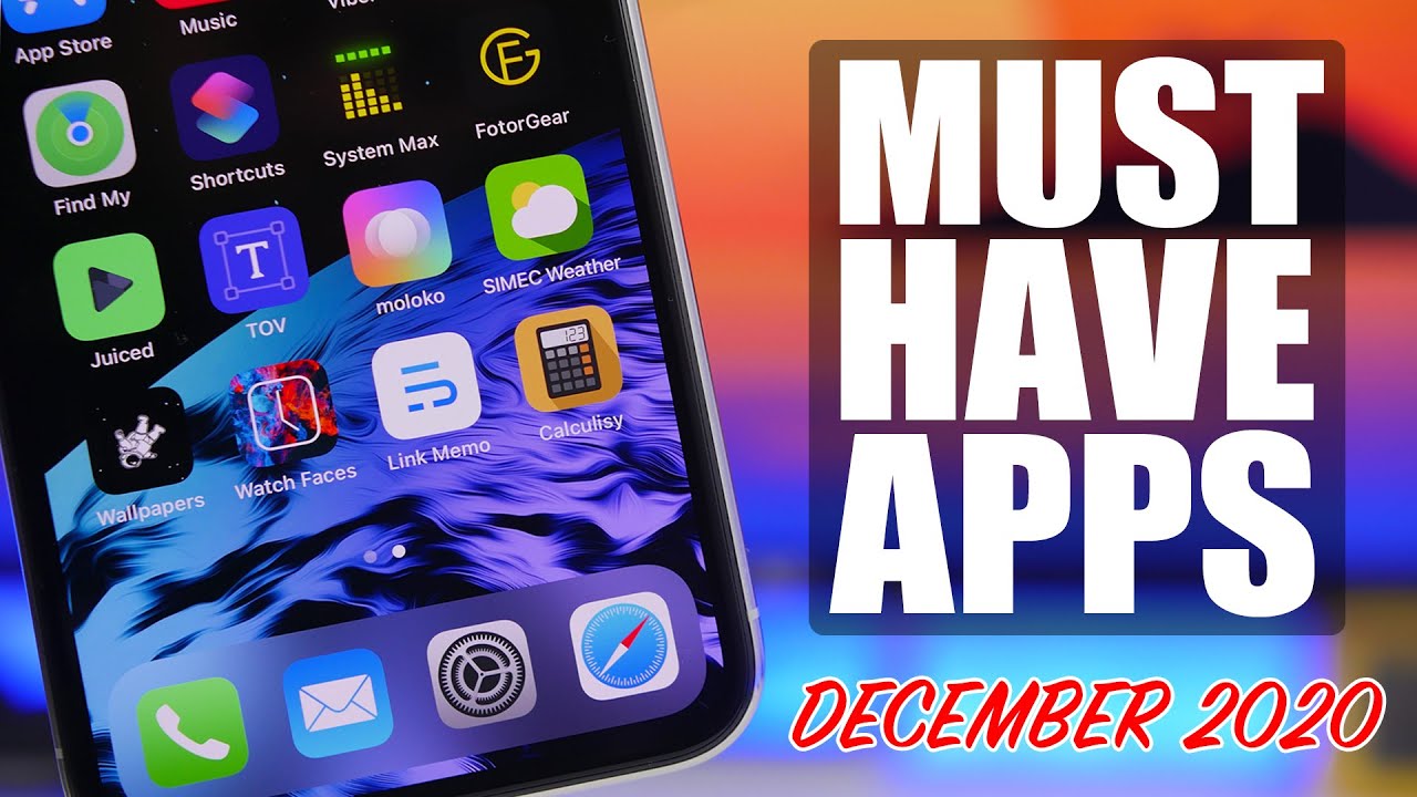 10 MUST Have iPhone Apps - December 2020 !