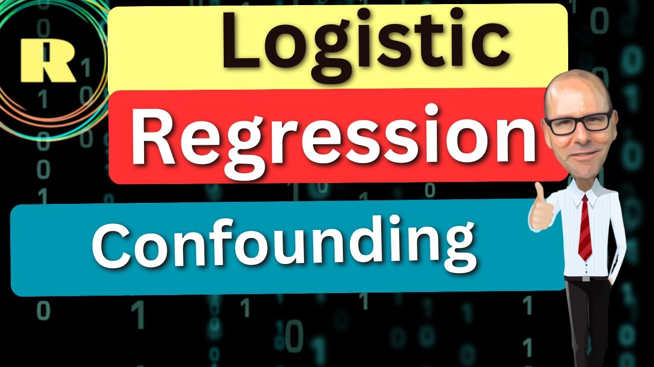 Logistic regression modelling using R programming. How to control for confounding variables.