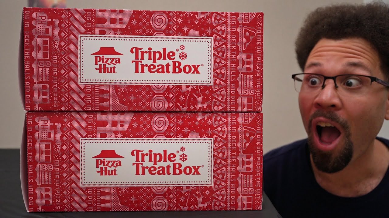 Pizza Hut Triple Treat Box Challenge удвоен