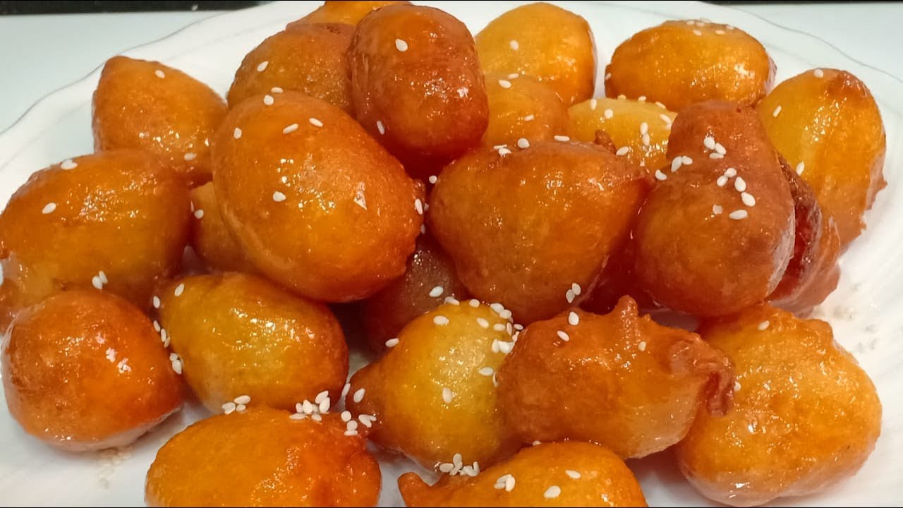 Popular Arabian Dessert Luqaimat | Sweet Dumplings, A Ramadan Special Dessert