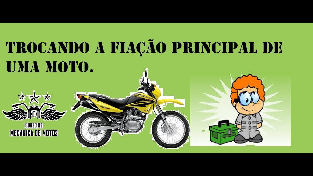 COMO TROCAR O CHICOTE ELÉTRICO DE SUA MOTO por Flaviano Araújo