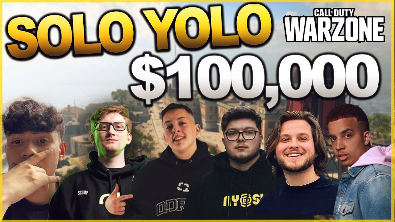*WINNER TAKES $100K* WARZONE $100K SOLO YOLO World Series of Warzone Tournaments!