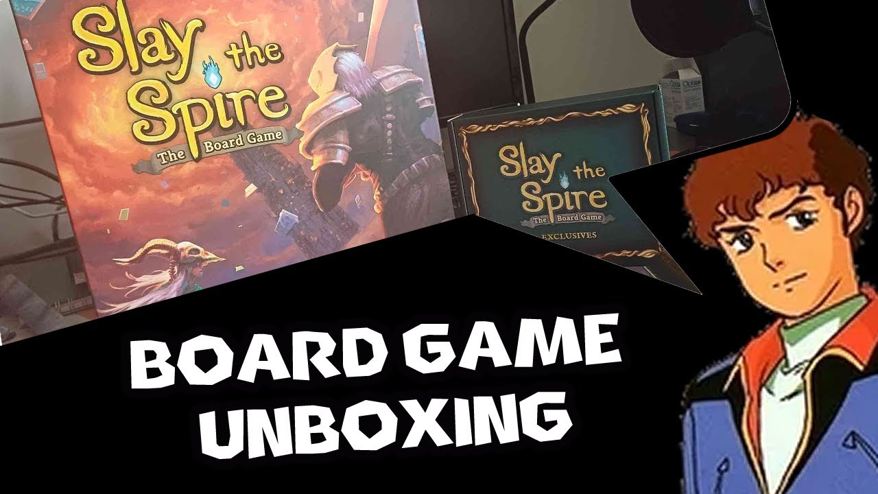 Slay the Spire Board Game Unboxing