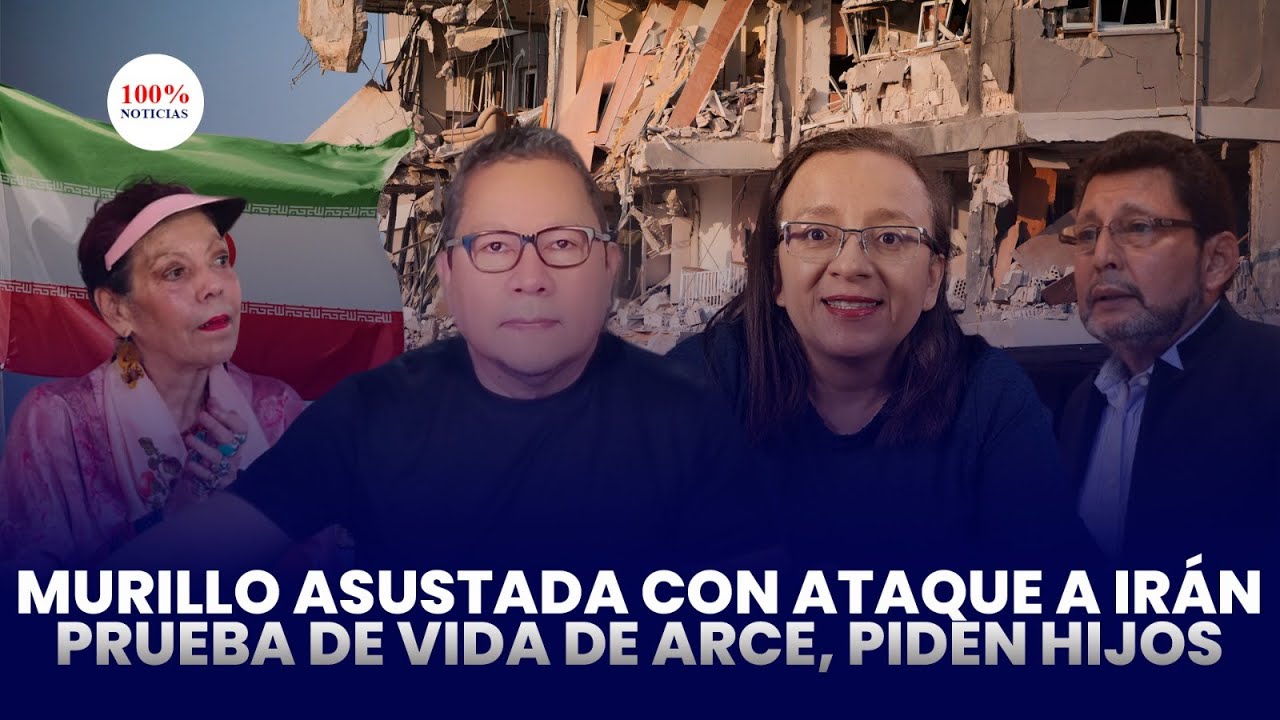 Murillo asustada con ataque a Irán. Hijos de Arce piden prueba de vida