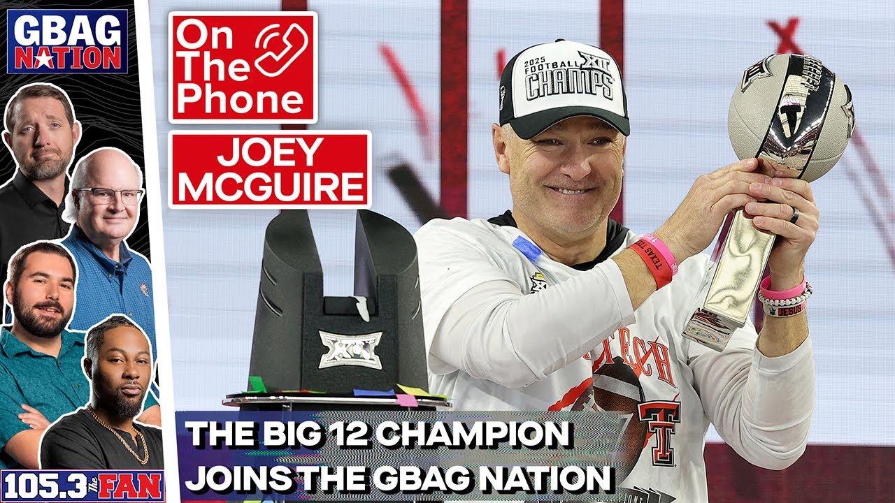 Joey McGuire On Texas Tech's Big 12 Title, Orange Bowl Berth | GBAG Nation
