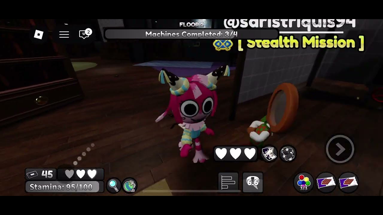 Watch me get to floor 5!