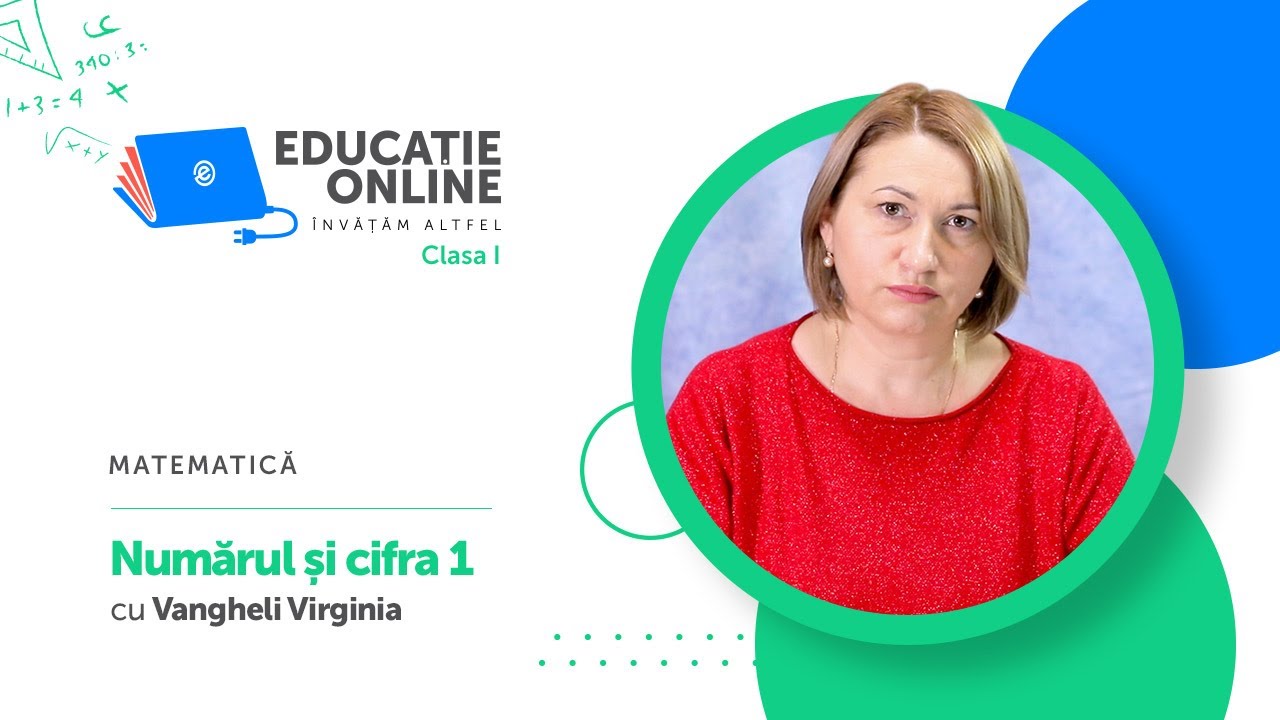 Matematică, clasa I, Numărul și cifra 1