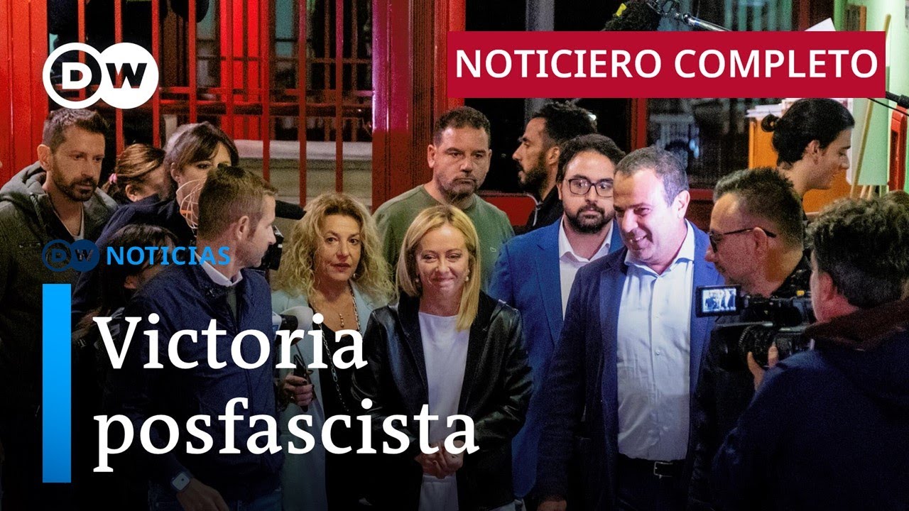 DW Noticias del 25 de septiembre: Georgia Meloni gana las elecciones en Italia [Noticiero completo]