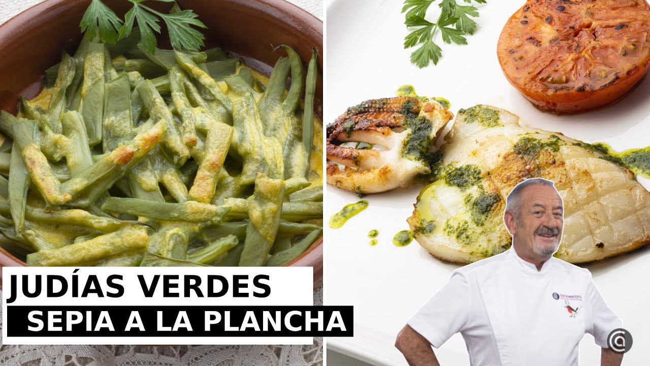 JUDÍAS y SEPIA a la plancha, recetas saludables para la vuelta a la rutina // Cocina Abierta