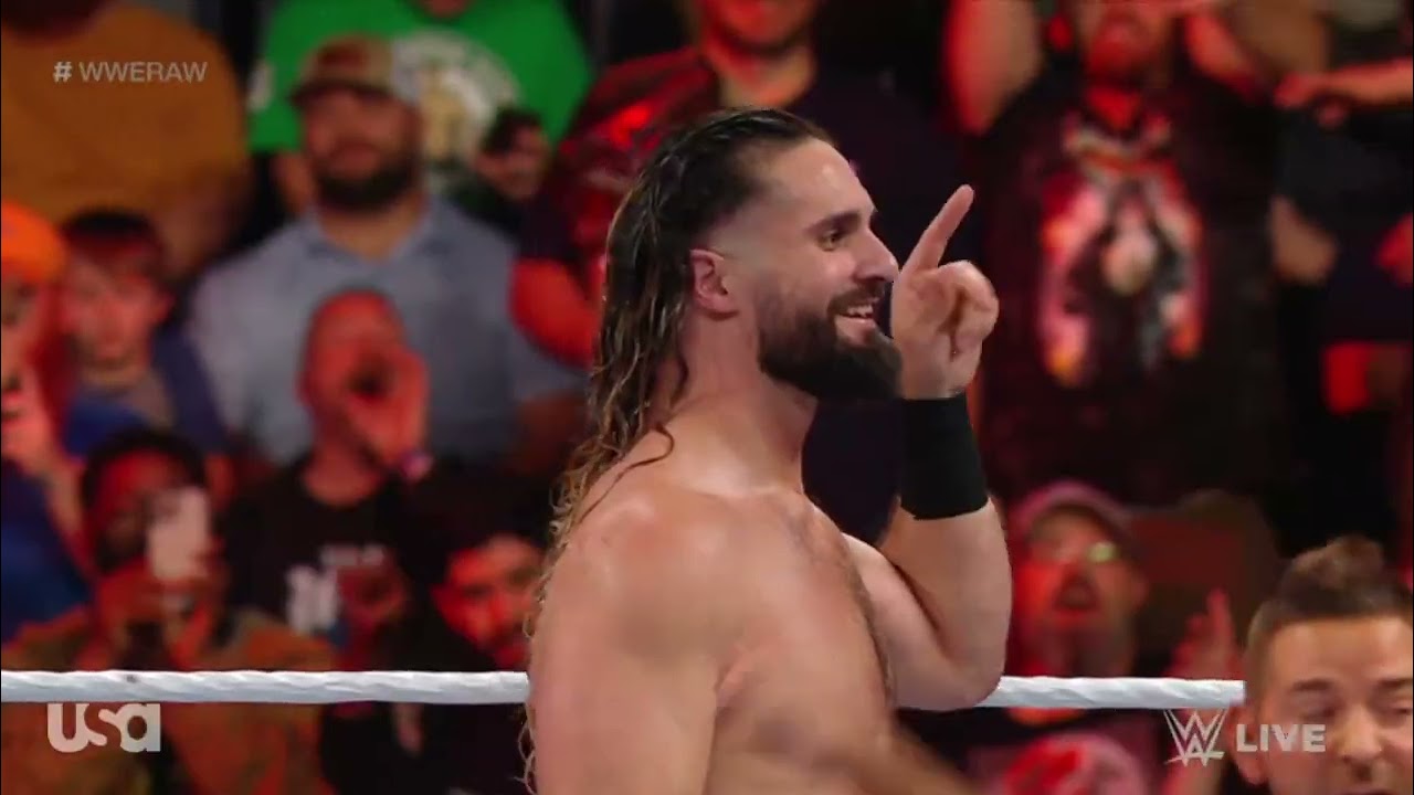 Seth Rollins vs. Austin Theory US Title Match (1/3) - WWE RAW 1/2/2023