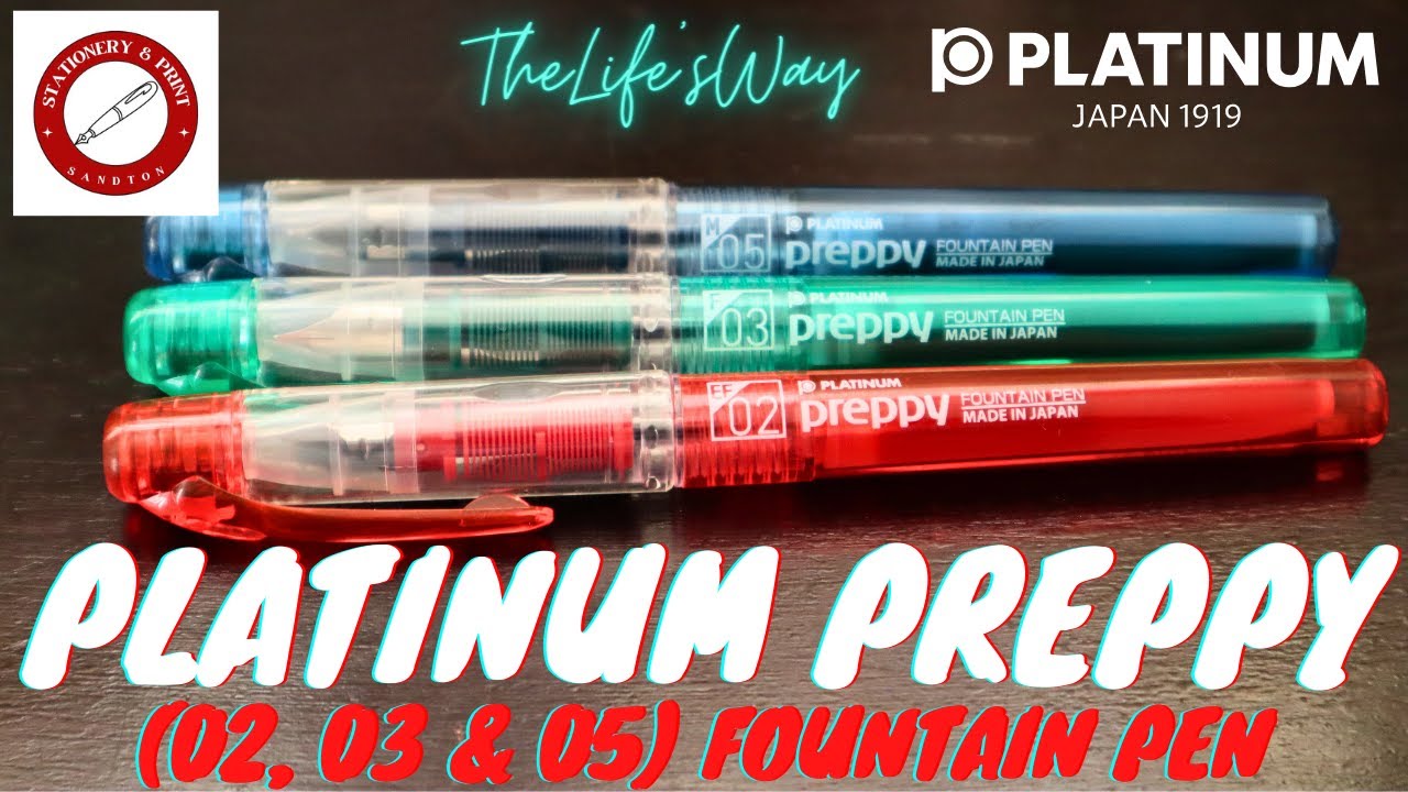 Platinum Preppy (02, 03 and 05) Fountain Pens (USD 5.50/ZAR 100)