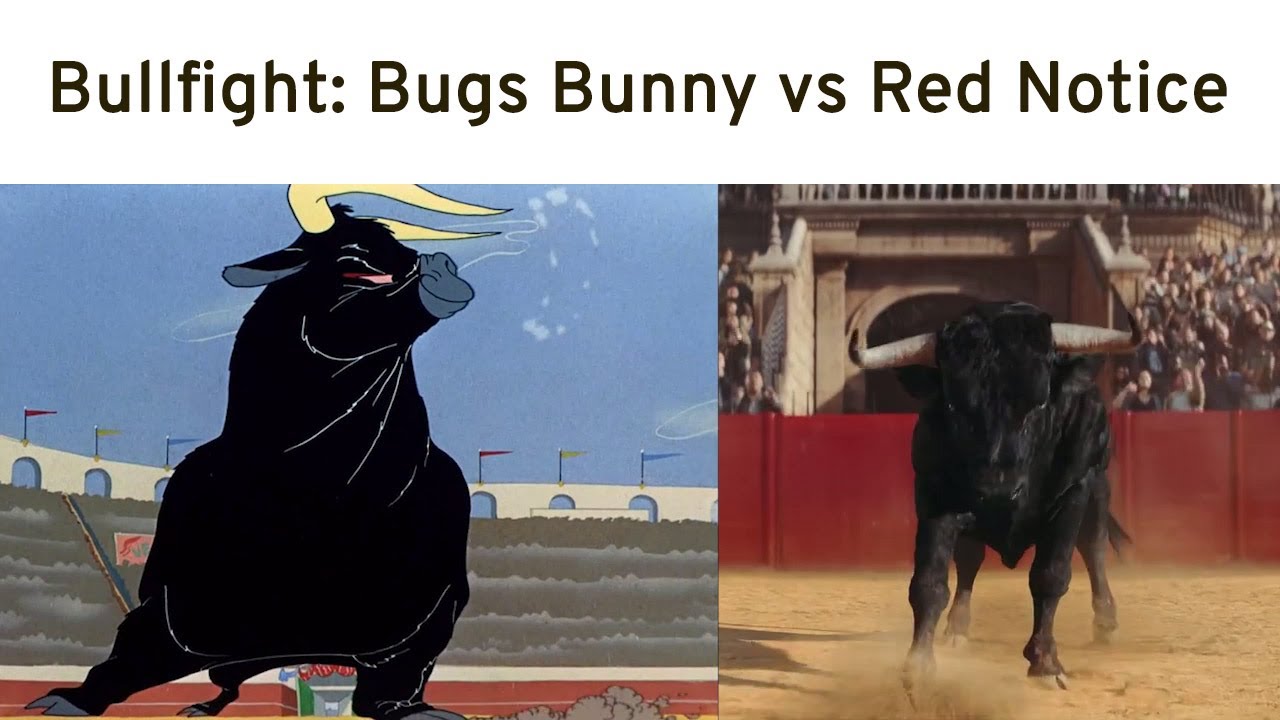 Bullfight Scene: Bugs Bunny vs Red Notice