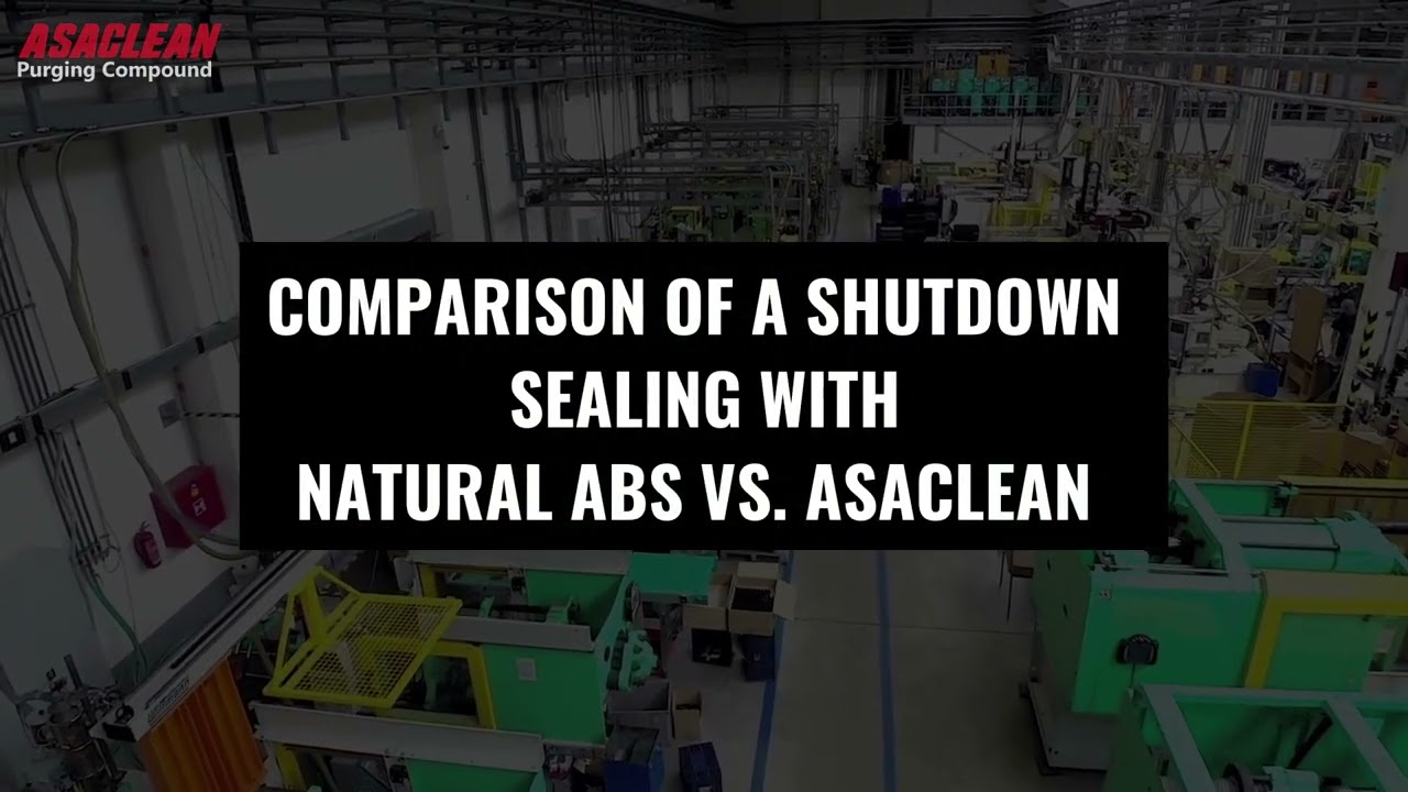 Extruders & Molders Sealing With Asaclean During Shutdowns Save Between 50-85% on Scrap and Downtime