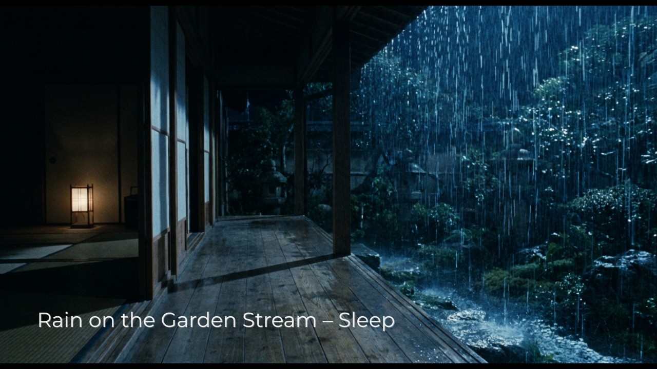 Rain on the Garden Stream – Sleep