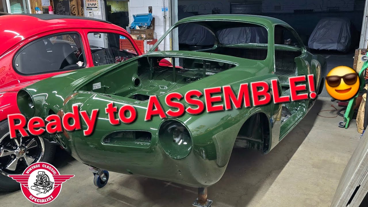 VCS Vintage VW Restoration shop daily update, Episode 621, the Not-Krusty Karmann is ready to build