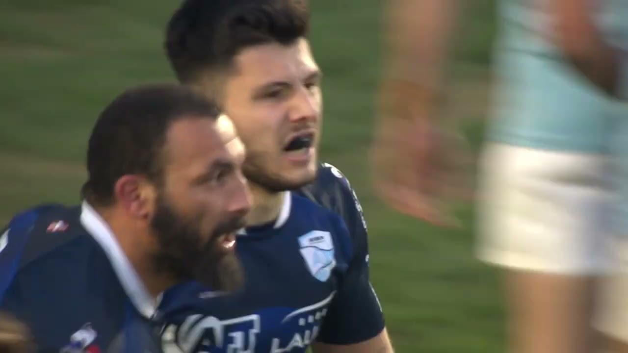 TOP 14 - Essai de Yohan ORABE (AB) - USA Perpignan - Aviron Bayonnais - Saison 2022/2023