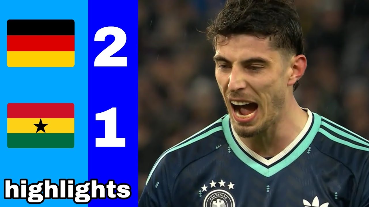 Germany vs Ghana 2-1 Highlights | All Goals | International Friendly