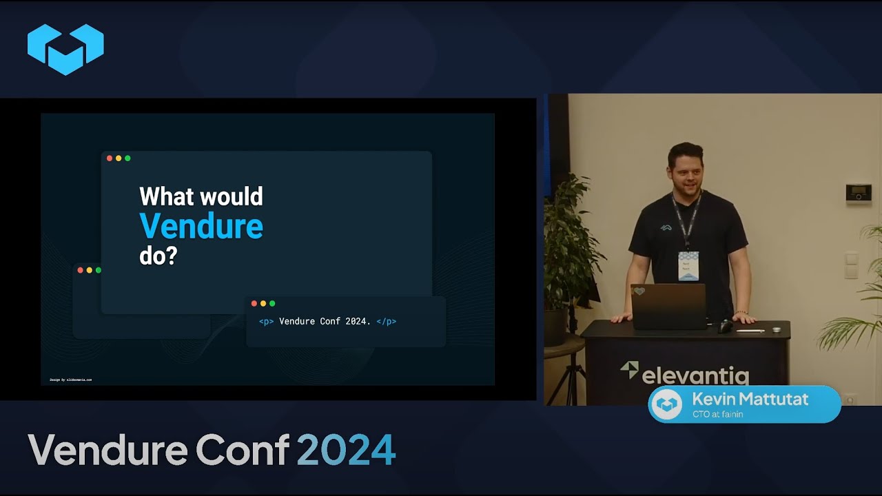 What Would Vendure Do? - Kevin Mattutat, Vendure Conf 2024