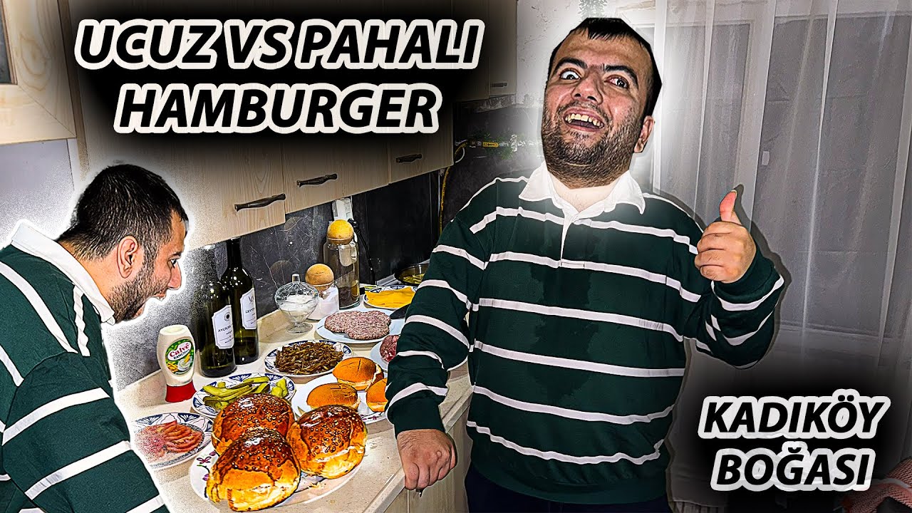 KADIKÖY BOĞASI UCUZ VS PAHALI HAMBURGER