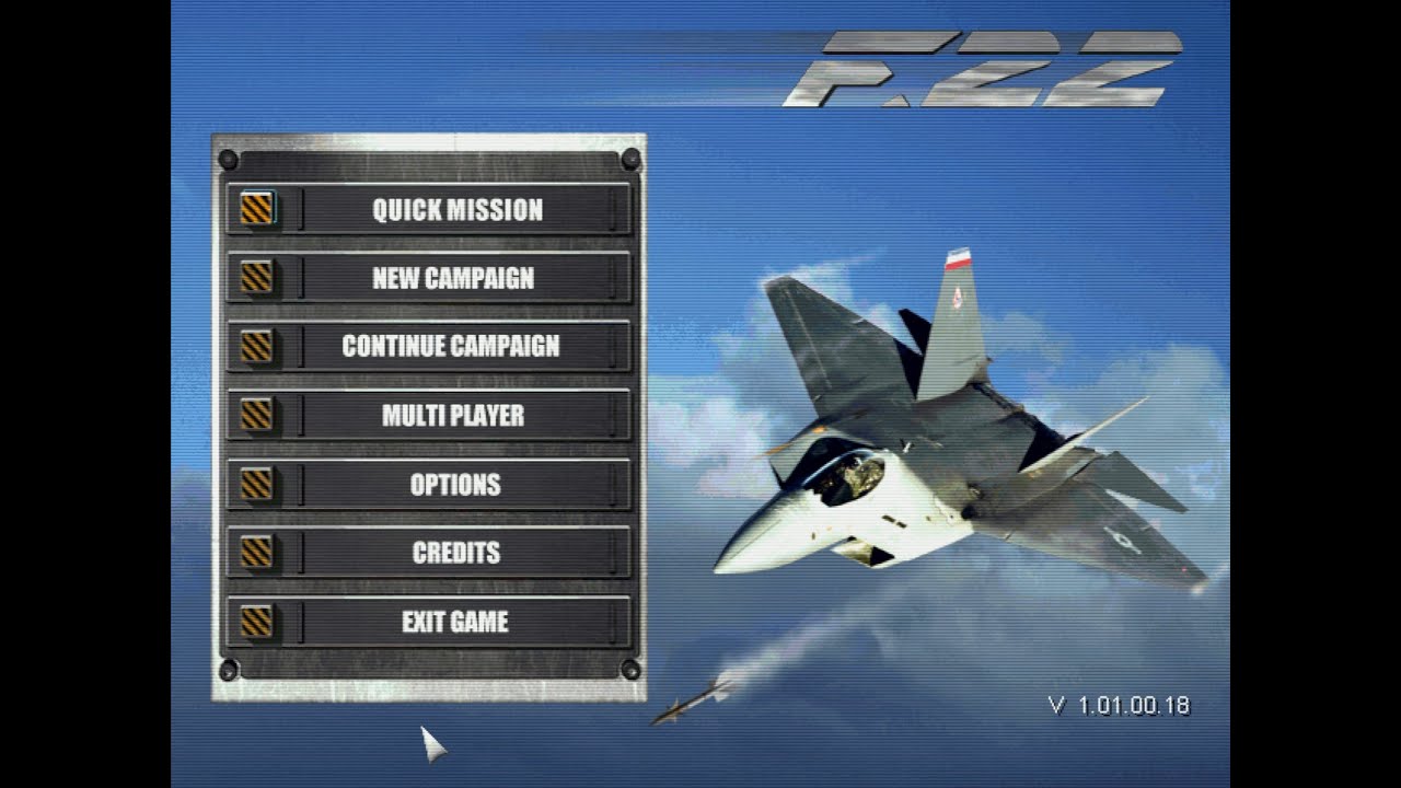 F-22 Lightning II (in DOSBox Staging)