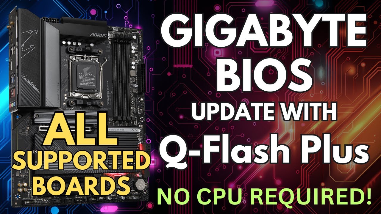 Обновление ВСЕХ поддерживаемых BIOS Gigabyte — Q-Flash Plus