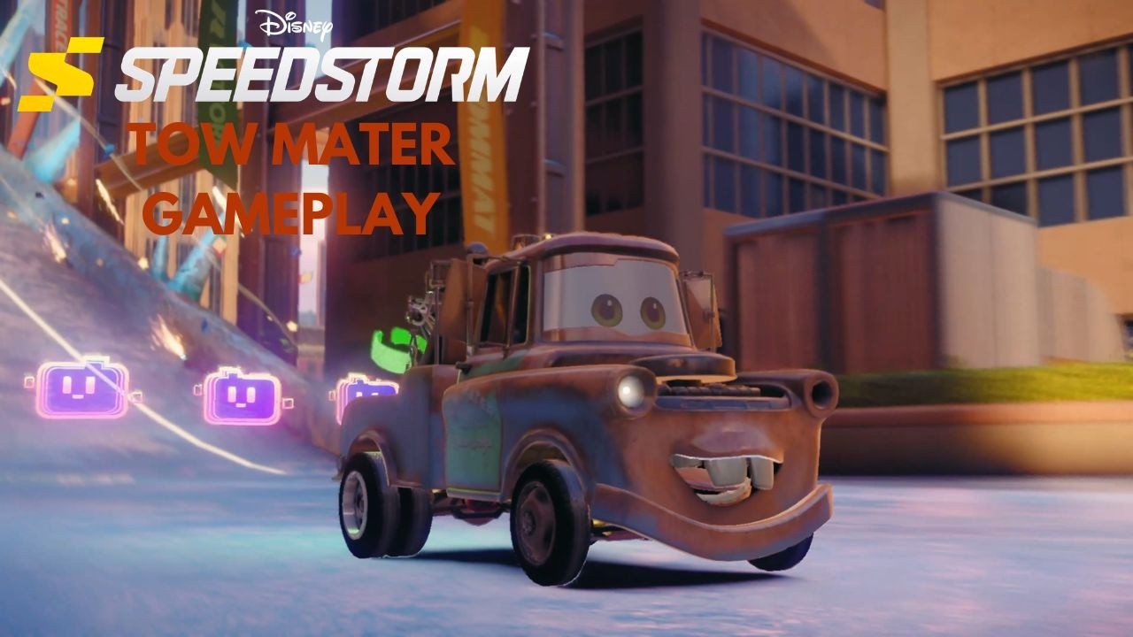 Disney Speedstorm - Tow Mater Gameplay (PC)