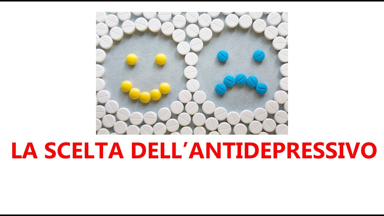 Andrea Fagiolini, la scelta dell'antidepressivo
