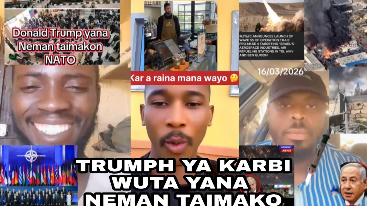 BABBAR MAGANA: TRUMPH YA KARBI WUTA AWAJEN IRAN YA SHIGA NEMAN TAIMAKO😂