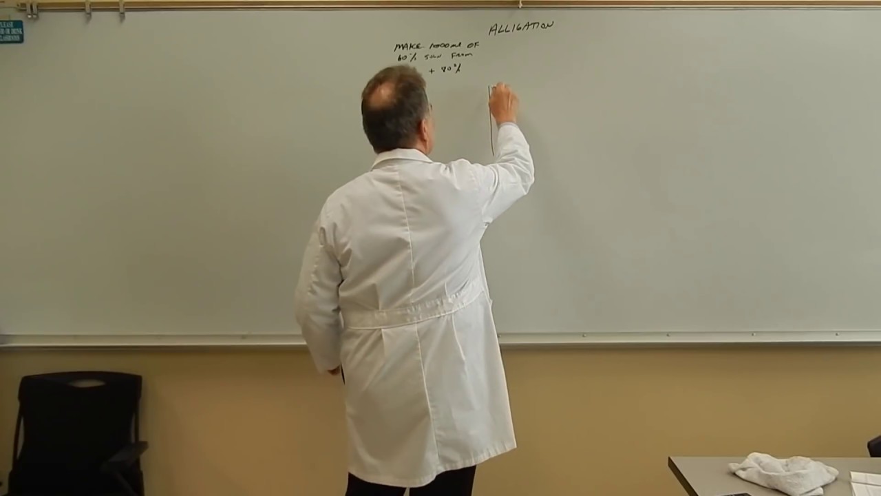 Pharmacy Calculations for Technicians - Alligation Problems