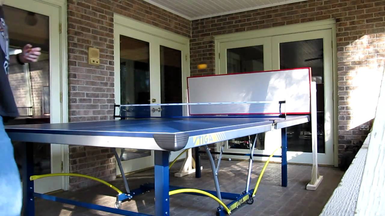 DIY table tennis return board