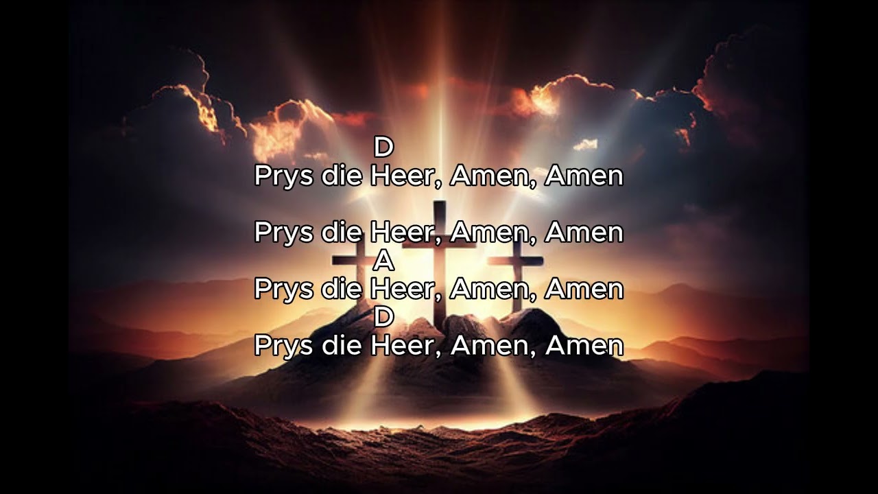 Eks so bly ek behoortaan Jesus - Chords and Lyrics Playalong