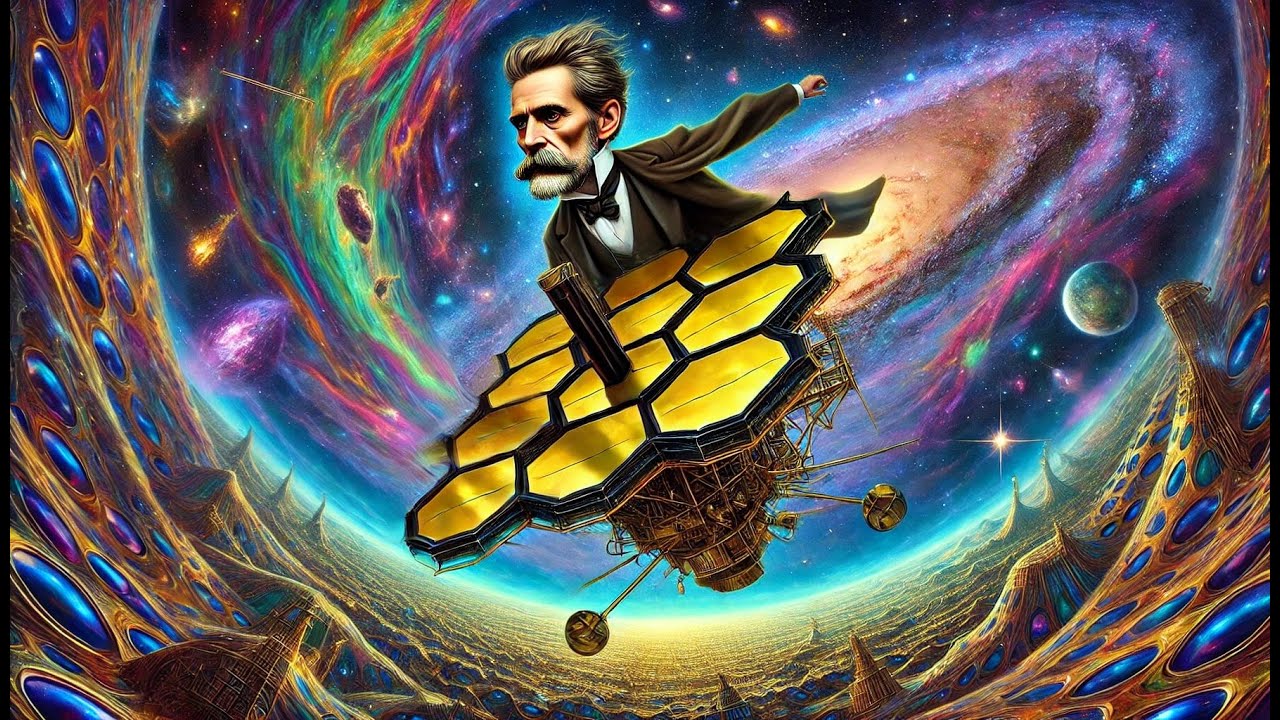 The Early Universe Unveiled by the James Webb Space Telescope, Explained by Friedrich Nietzsche