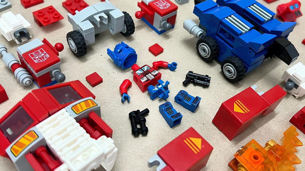 Трансформер Lego | Механическая броня Оптимуса Прайма | Неофициальная минифигурка Lego