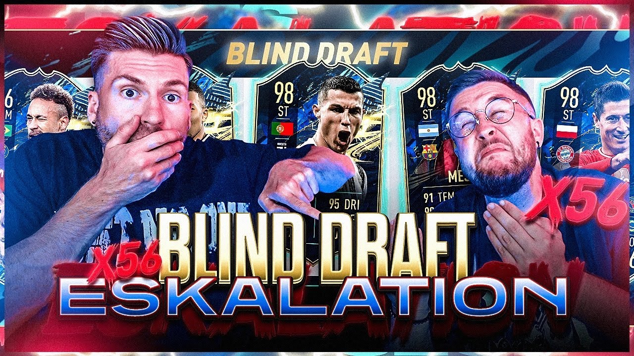 Es ist KOMPLETT ESKALIERT.. R.I.P ☠️😱 56 FACHE BESTRAFUNG im Blind Draft Battle !! FIFA 21