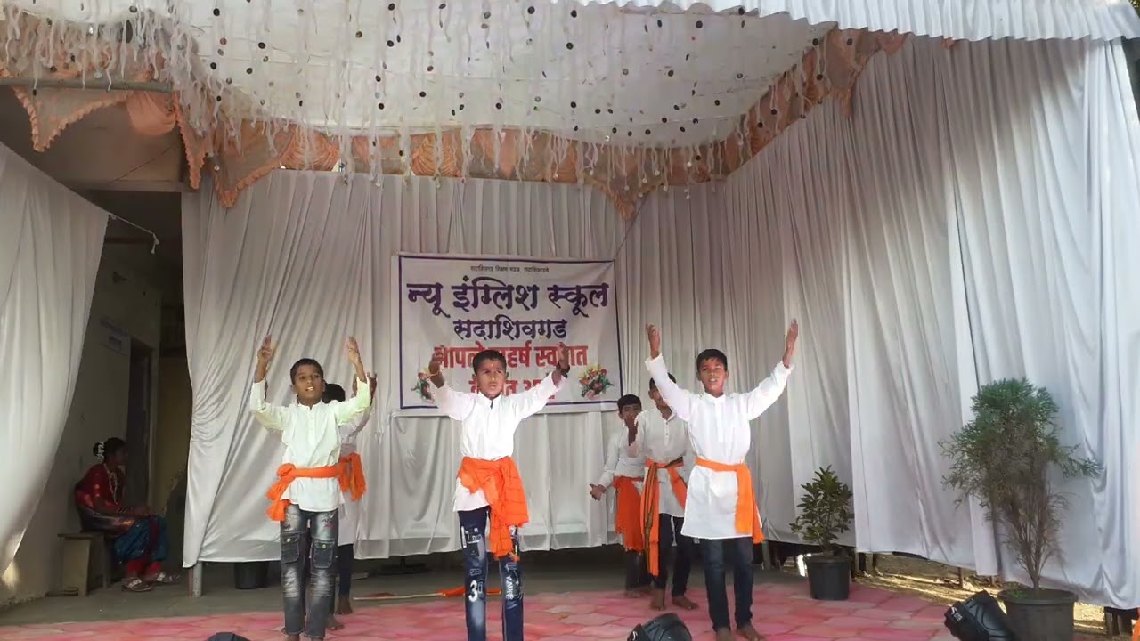 माय भवानी Dance , New English School sadashivgad.
