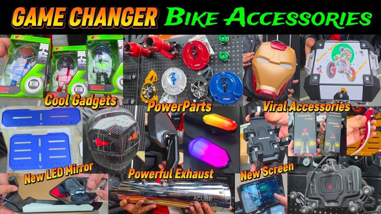 🔥 Game Changer Bike Accessories & Mods at Acube Mart | Karol Bagh&rsquo;s BEST Bike Store!