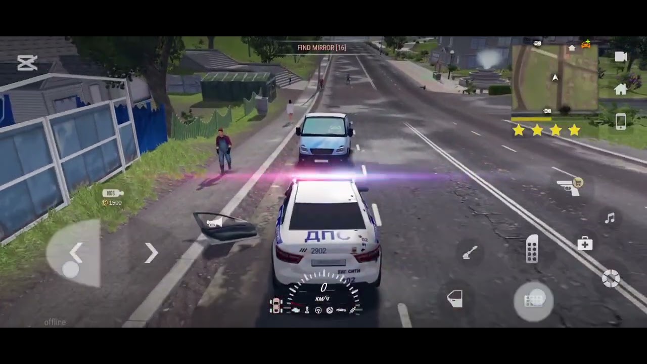 Хаос в Городе: Драка с Полицией!#gta #gtaonline #gangster 