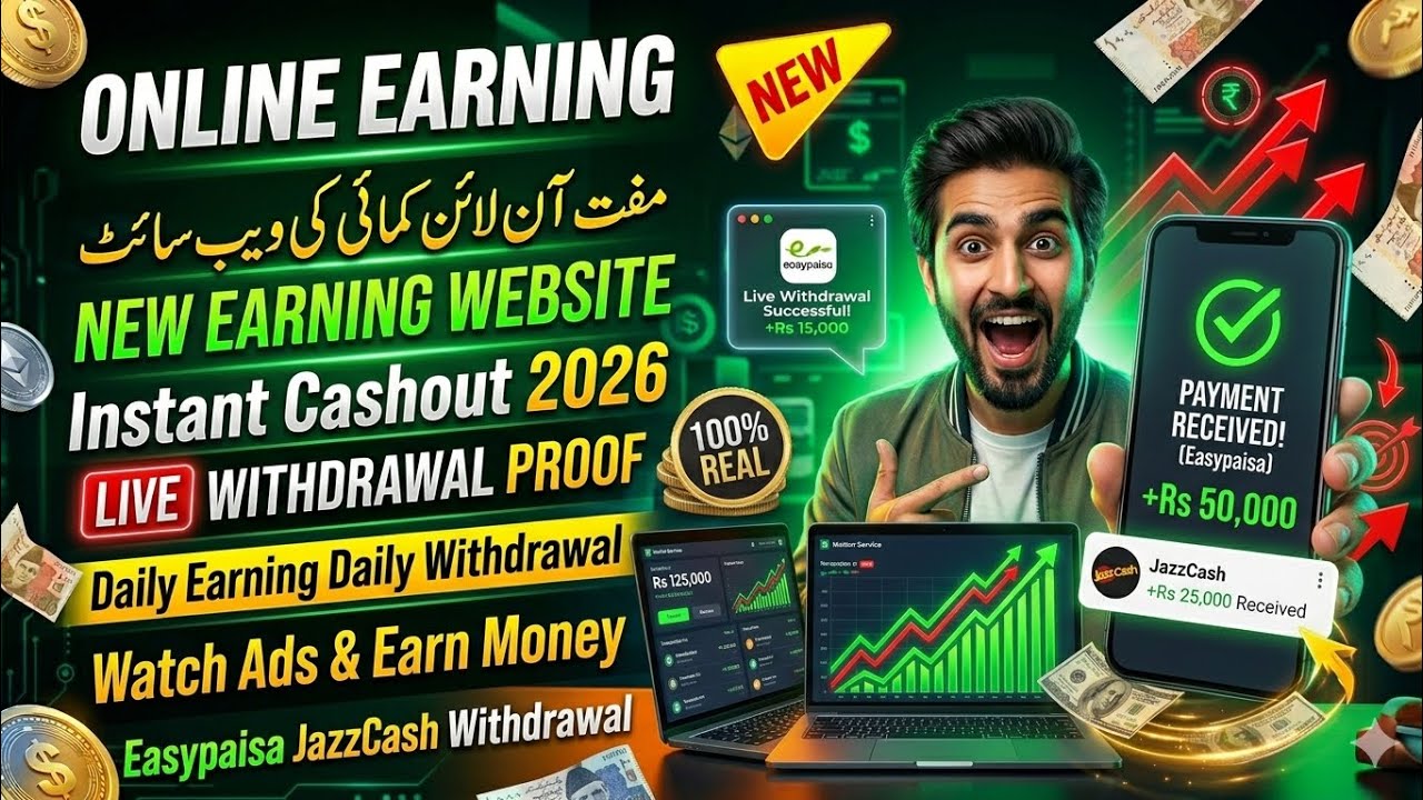 Online Earning In Pakistan | Online Earning Without Investment | Live Withdrawal Proof 